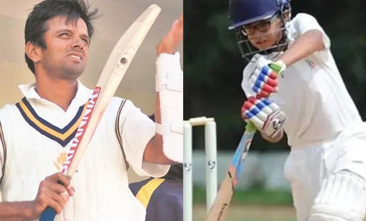 രണ്ടു മാസത്തിനിടെ രണ്ടാം ഡബിൾ സെഞ്ചുറിയുമായി രാഹുൽ ദ്രാവിഡിന്റെ മകൻ