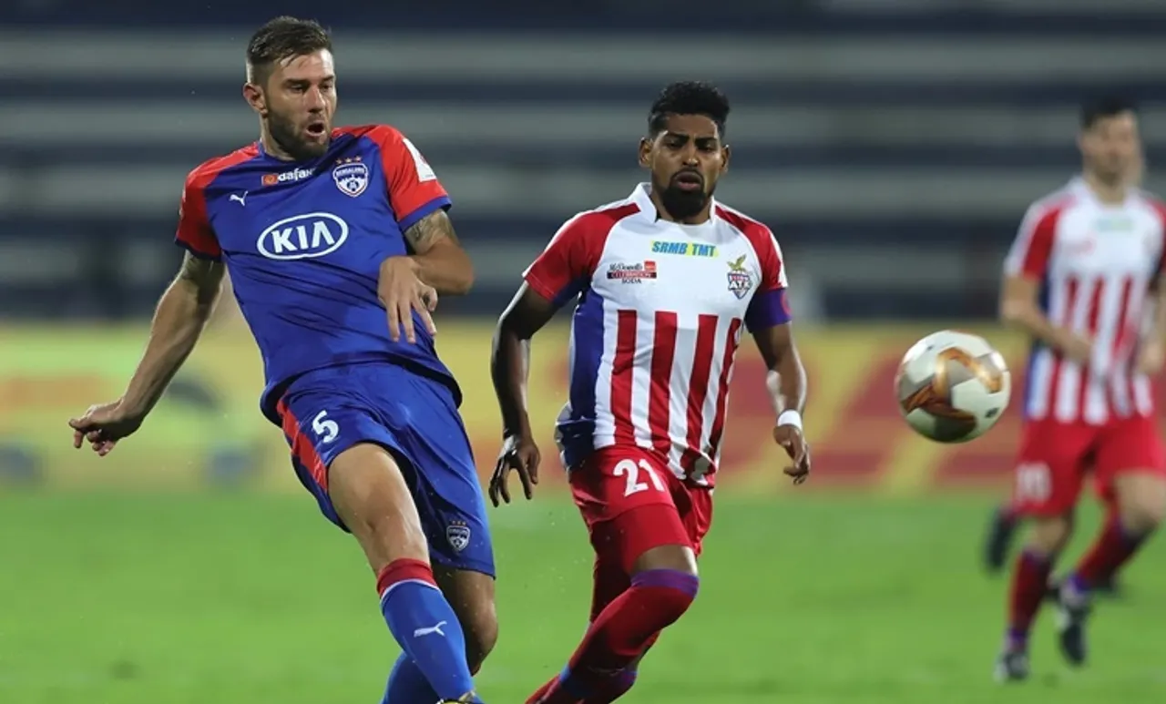 ISL today, Bengaluru FC, ATK, semifinal first leg, match result, goals,ബെംഗളൂരു, എടികെ,ie malayalam, ഐഇ മലയാളം