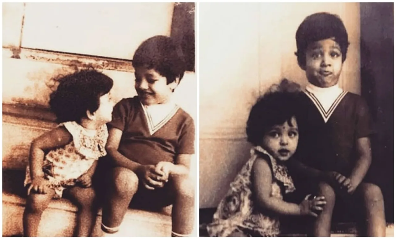 Aishwarya rai bachchan unseen childhood pictures playing with brother, ഐശ്വര്യ റായ്, ഐശ്വര്യ റായ് ബച്ചൻ, aishwarya rai rare pics, aishwarya rai childhood pictures, aishwarya rai bachchan, Indian express malayalam, IE Malayalam