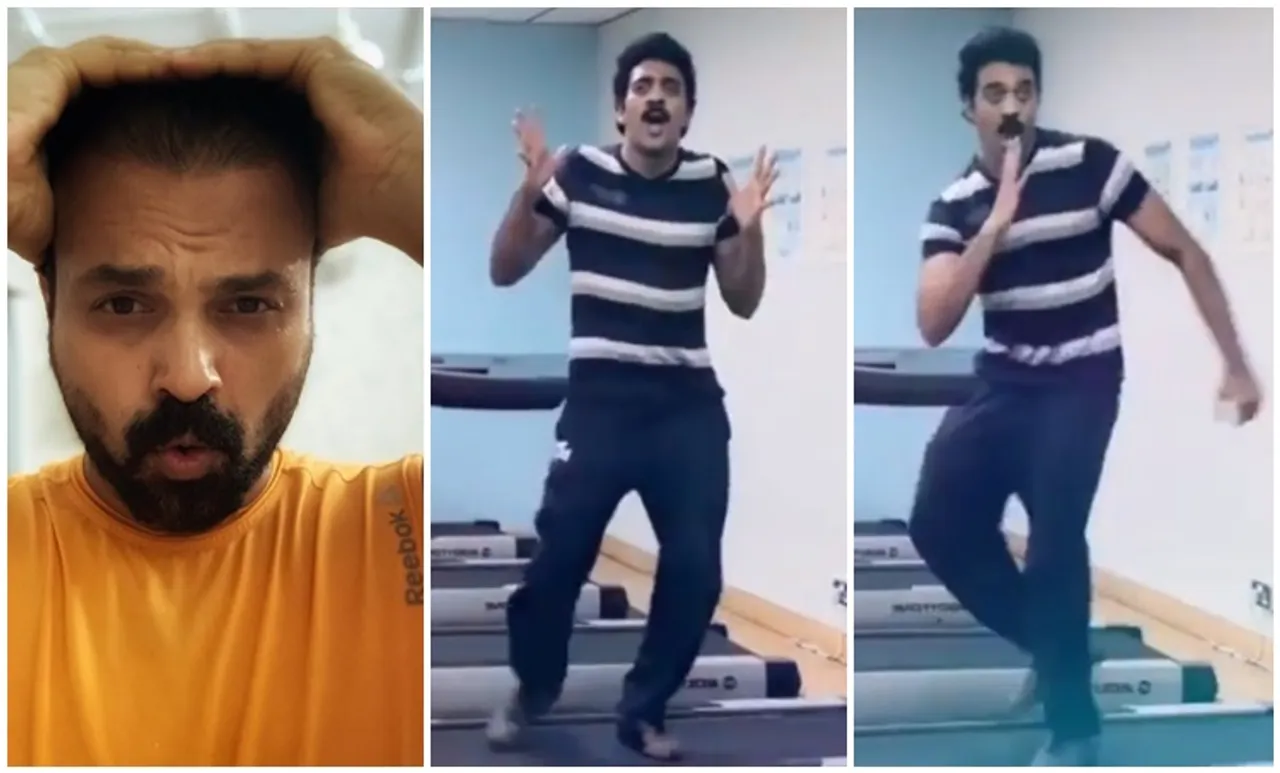 Kunchacko Boban, Ashwin Kumar, Ashwin kumar treadmill dance