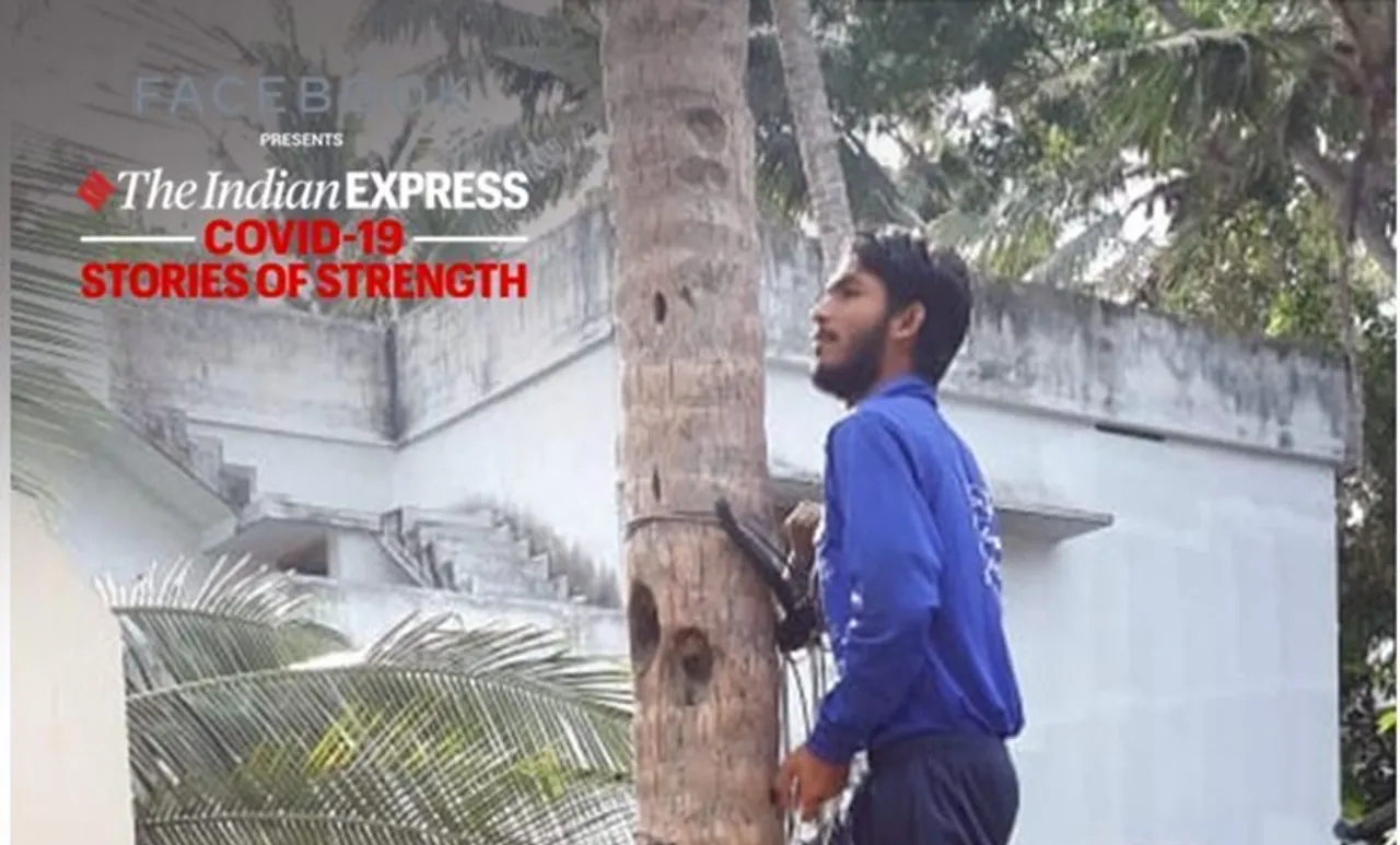 kerala, coronavirus, kerala migrants, kerala covid 19 impact, kerala coconut pluckers, covid 19, indian express corona series, indian express stories of strength