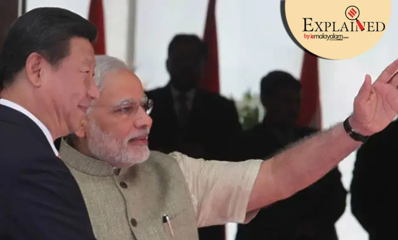 india china border dispute, ഇന്ത്യ ചൈന അതിര്‍ത്തി തര്‍ക്കം, india china line of actual control, ഇന്ത്യ ചൈന നിയന്ത്രണ രേഖ, line of actual control dispute, modi മോദി, xi jinping, ഷീ ജിന്‍പിങ്‌, indian express