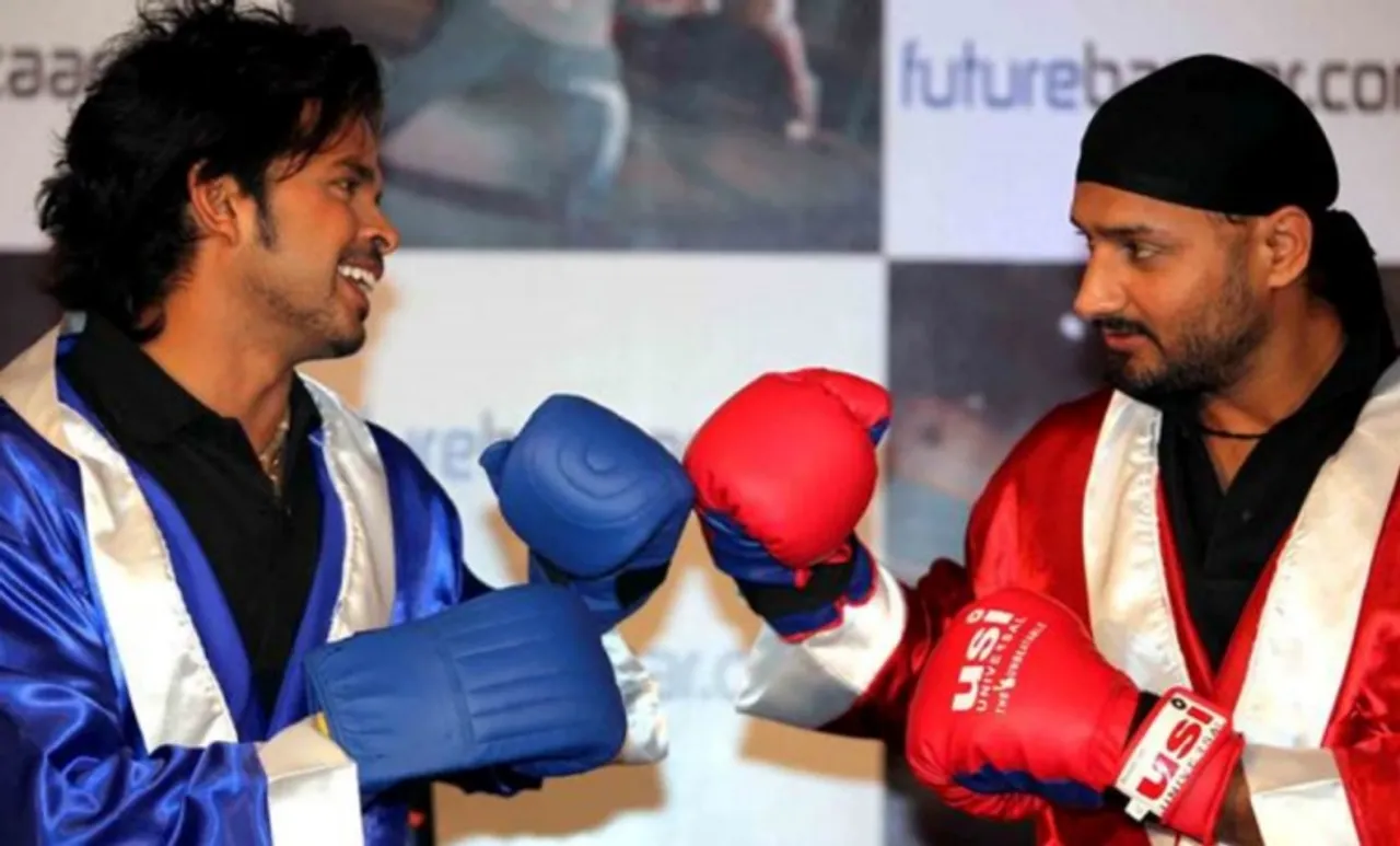 S Sreesanth, Sreesanth- Harbhajan Singh, 2008 IPL slapgate, slapgate 2008, Sreesanth cying, Harbhajan slaps sreesanth, ശ്രീശാന്ത്, ഹർഭജൻ സിങ്, ശ്രീശാന്ത് ഹർഭജൻ സിങ്, ഹർഭജൻ, ശ്രീശാന്ത് ഹർഭജൻ, 2008 ഐപിഎൽ, മുഖത്തടി വിവാദം, മുഖത്തടിച്ച സംഭവം, ഹർഭജൻ ശ്രീശാന്തിന്റ മുഖത്തടിച്ച സംഭവം, ie malayalam, ഐഇ മലയാളം