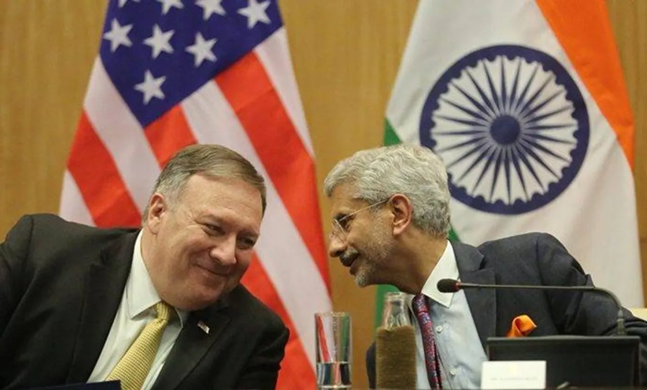 india us ties, india china ties, india us military ties, india china ladakh, india china standoff, michael pompeo, s jaishankar, ladakh china, us china ties