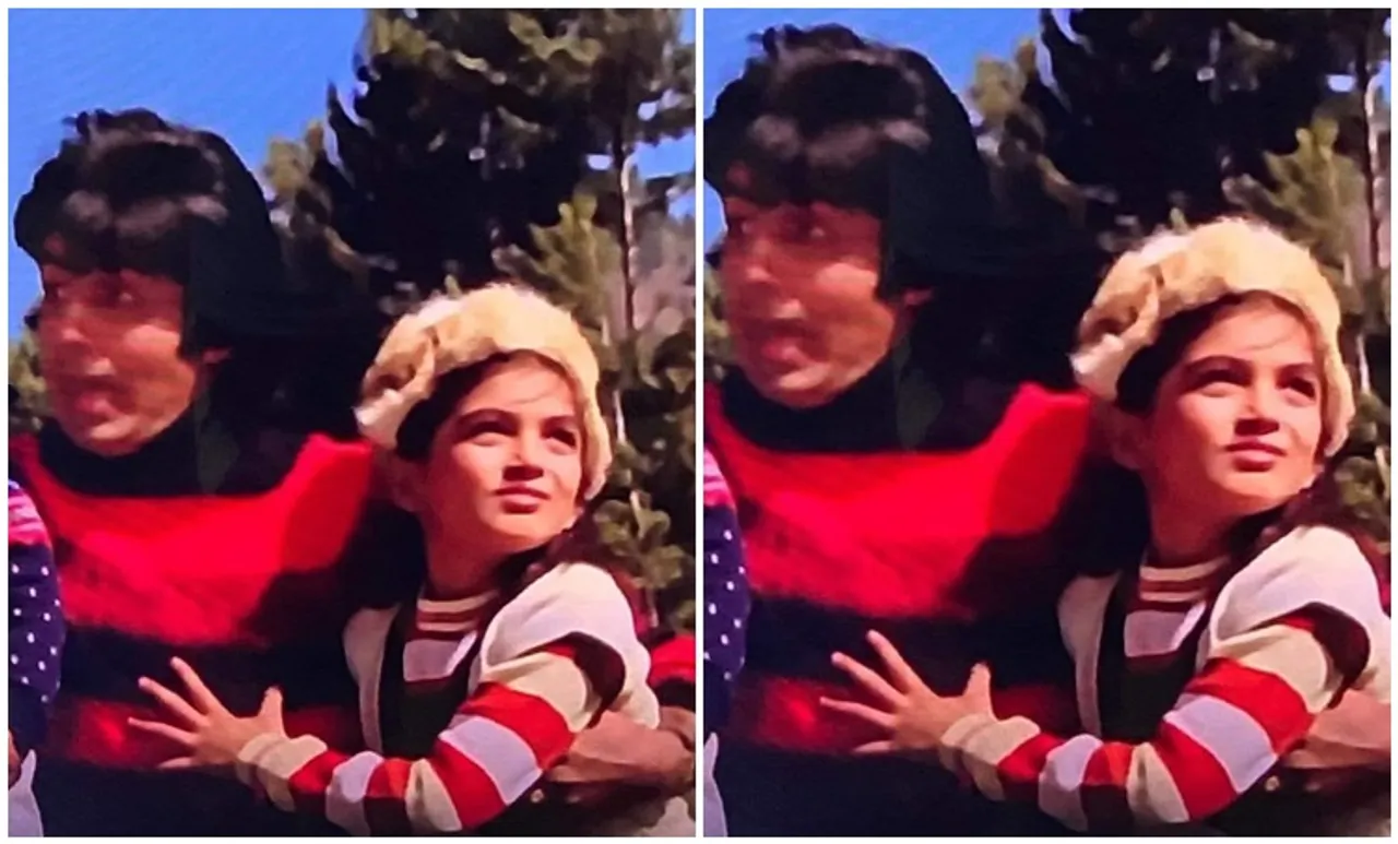 Amitabh Bachchan, khushbu, khushbu childhood photo, Kaalia film