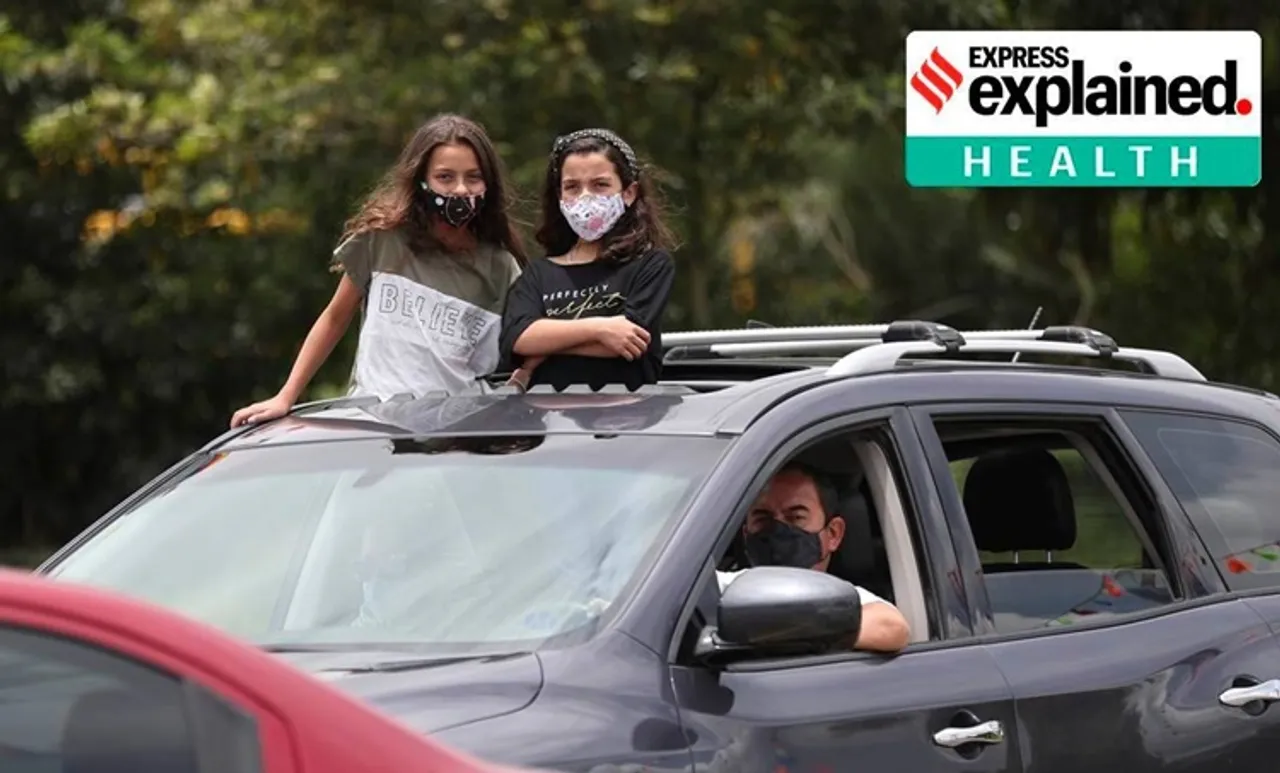 How to wear mask, Mask guidelines, മാസ്ക്, wearing masks in cars, മാർഗ്ഗ നിർദേശങ്ങൾ, mask in car, wearing mask, covid-19 mask, coronavirus news, indian express