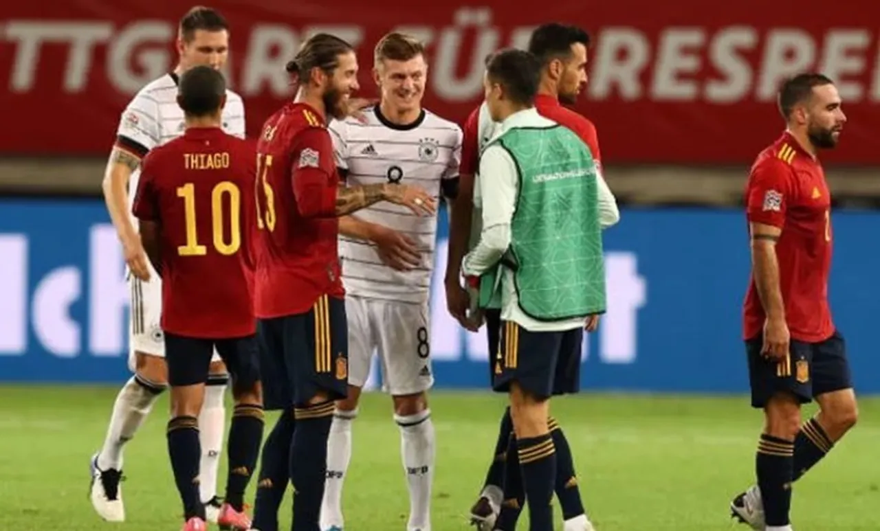 UEFA Nations League: അവസാന മിനിറ്റിൽ സ്‌പെയിനിനെ ഒപ്പമെത്തിച്ച് ഗയാ; ജർമ്മനിക്കെതിരെ നാടകീയ സമനില