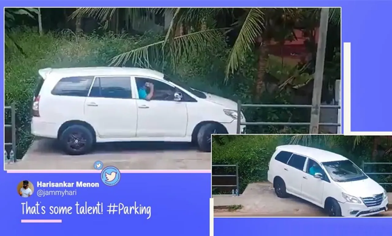 parallel parking, good driving skills, parking skills, smooth car parking viral videos, trending, indian express, indian express news