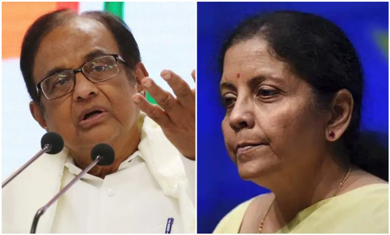 p chidambaram former finance minister, india gdp slump, minus 24 per cent gdp, nirmala sitharaman covid act of god remark, coronavirus slowdown india economy, ie malayalam, ഐഇ മലയാളം
