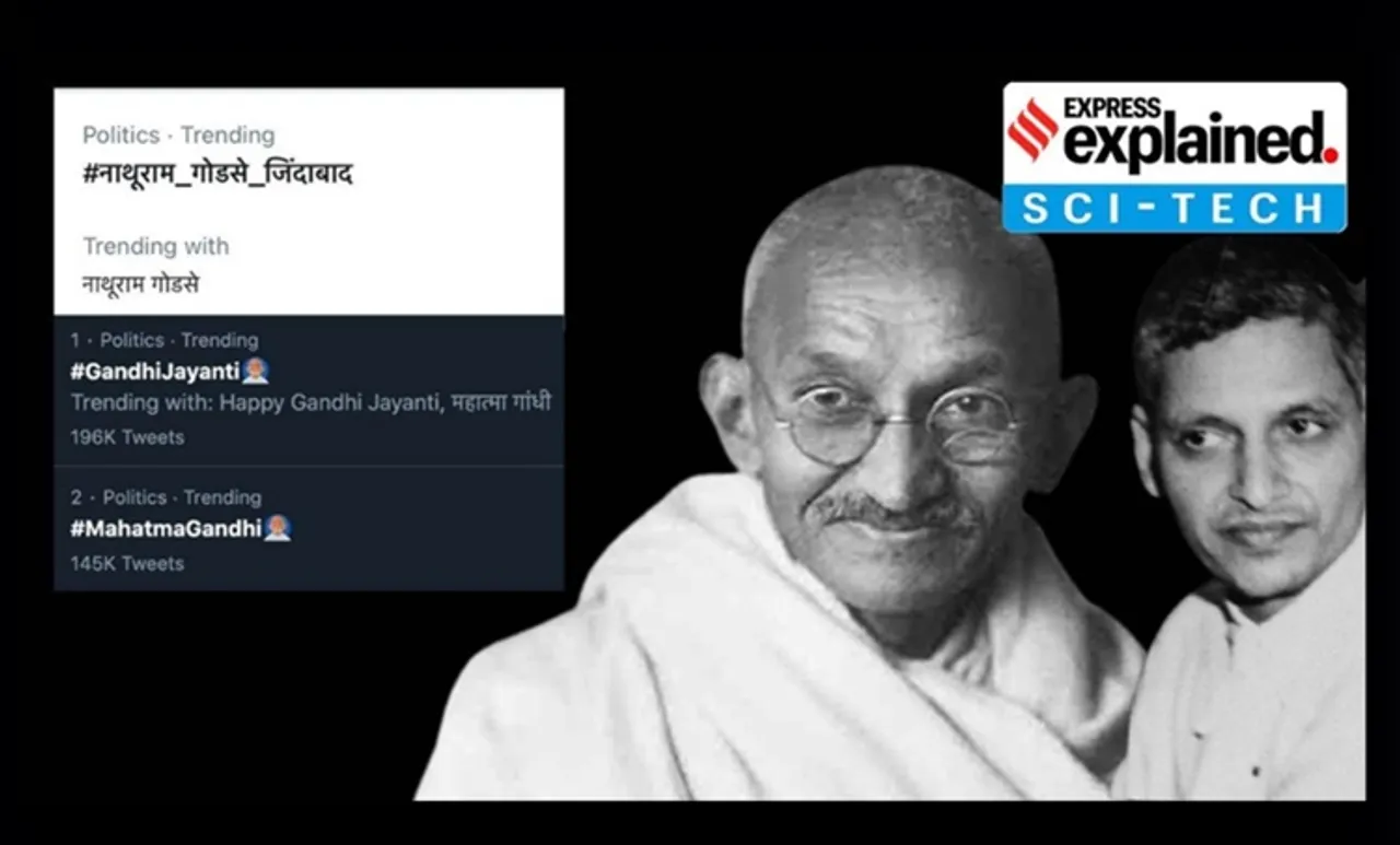 Explained: ഗാന്ധിജയന്തി ദിനത്തിൽ ട്വിറ്ററിൽ ട്രെൻഡിങ്ങായി നാഥുറാം ഗോഡ്സെ, എന്തുകൊണ്ട്?