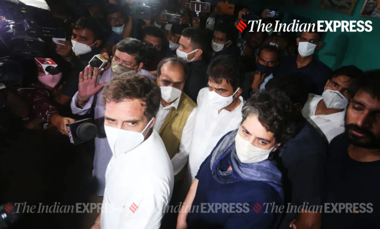 Rahul Gandhi, രാഹുൽ ഗാന്ധി, Hathras Rape Case, ഹത്രാസ് പീഡനക്കേസ്, Rahul Congress, കോൺഗ്രസ് രാഹുൽ ഗാന്ധി, IE Malayalam, ഐഇ മലയാളം