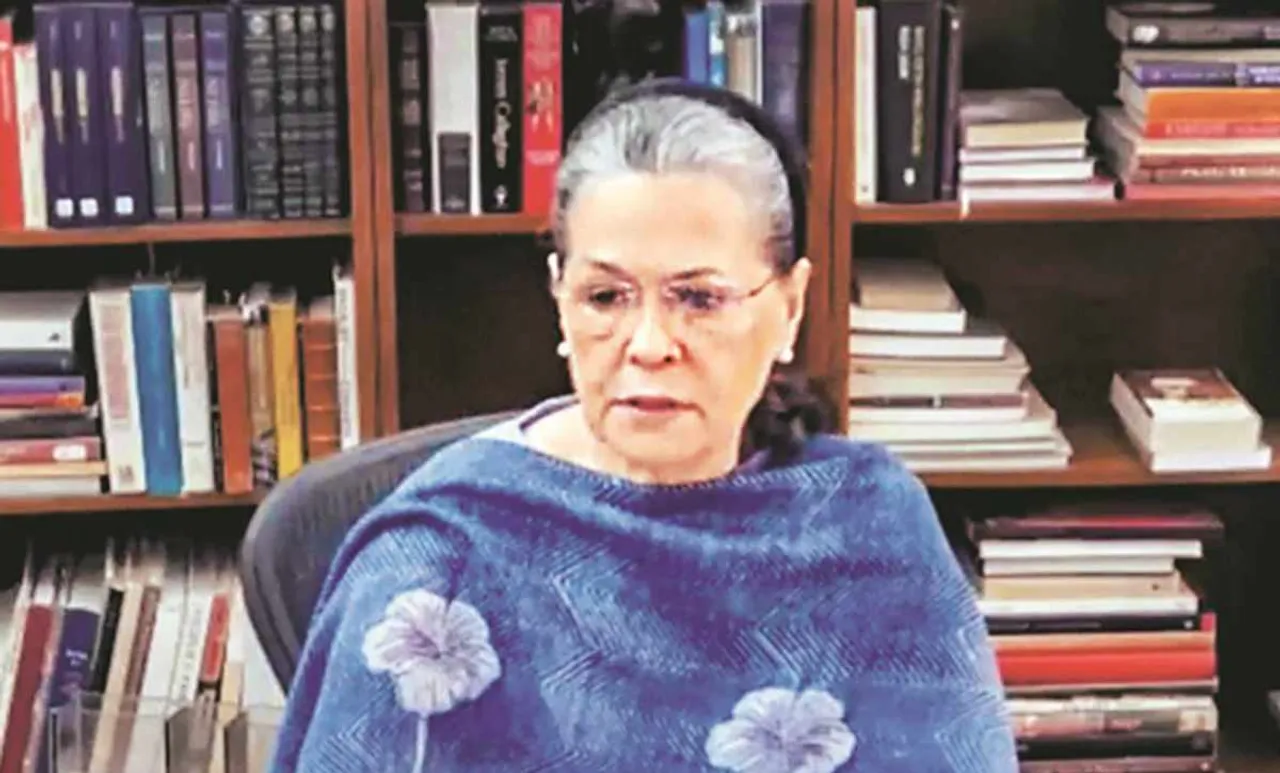 congress president sonia gandhi, sonia gandhi aicc meeting, pm modi coronavirus, farm laws protest, hathras case congress, india economy, ie malayalam