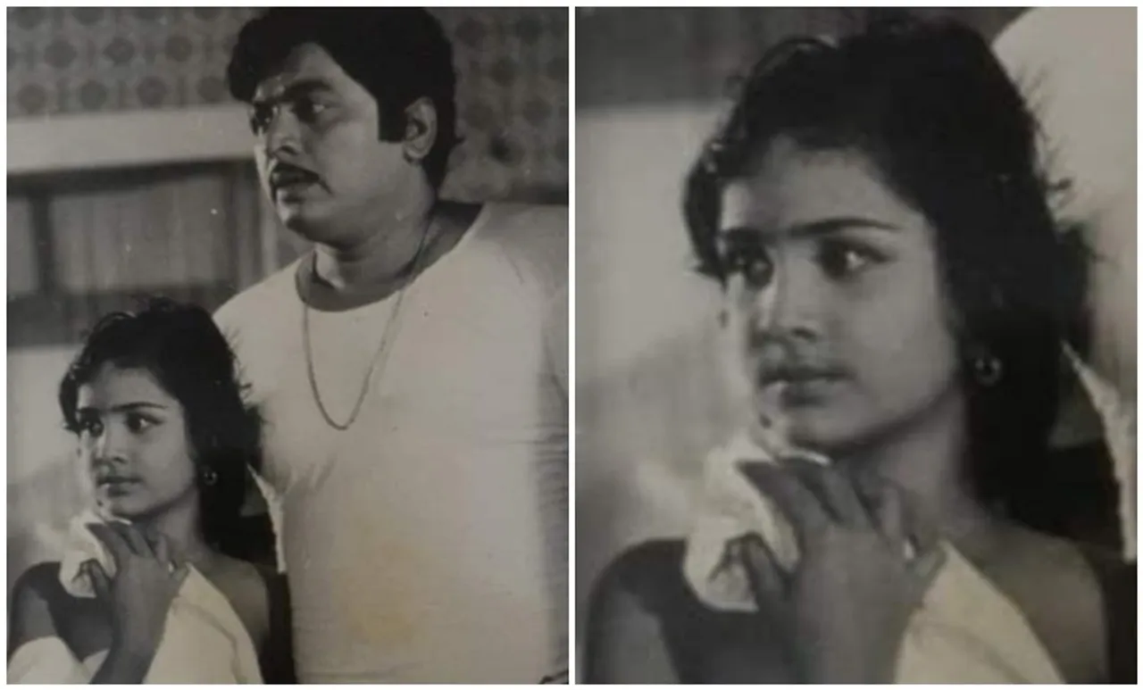 Urvashi , Urvashi childhood photo