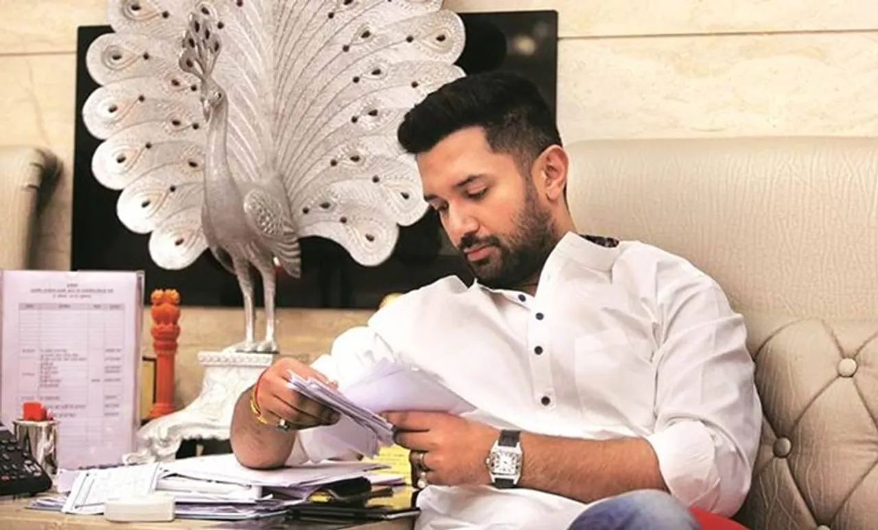 Chirag Paswan, Chirag Paswan Bihar victory, Chirag Paswan bihar NDA victory, Chirag Paswan bihar NDA, Lok Janshakti, lok janshakti Chirag Paswan, Chirag Paswan modi, Chirag Paswan modi bihar, Chirag Paswan bihar elections, bihar elections, bihar news, Indian Express news