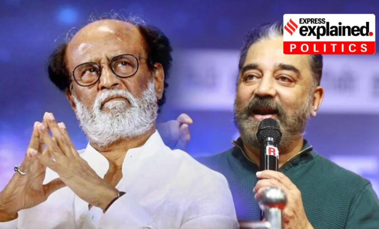 Kamal Haasan, Rajinikanth, Kamal Haasan Rajinikanth alliance, Tamil Nadu Assembly elections, TN polls, കമൽ, കമൽ ഹാസൻ, രജനി, രജനീകാന്ത്, തമിഴ്നാട്, എംഎൻഎം, മക്കൾ നീതി മയ്യം, Indian Express
