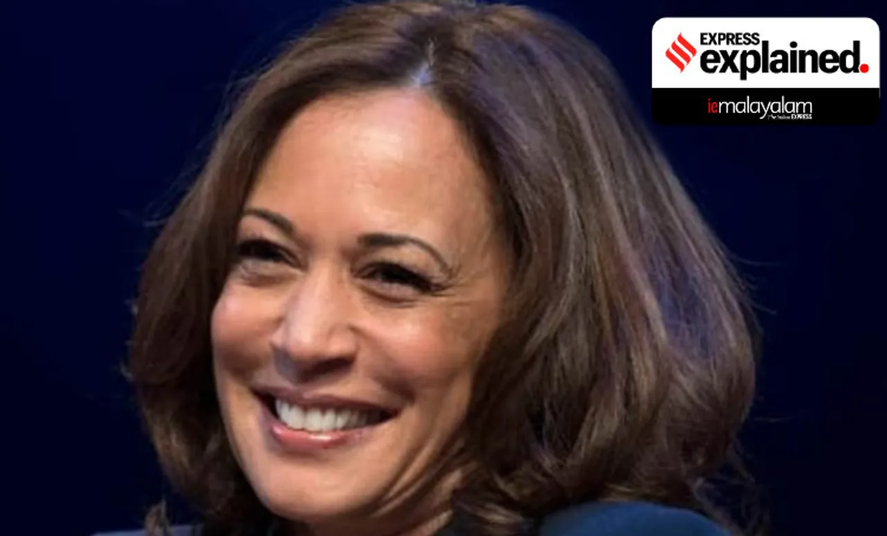 Kamala Harris, Kamala Harris swearing in, Kamala Harris US vice president, Kamala Harris 49th US vice president, Kamala harris portfolio, kamala harris responsibilities, കമല ഹാരിസ്, വൈസ് പ്രസിഡന്റ്, യുഎസ് വൈസ് പ്രസിഡന്റ്, malayalam news, news in malayalam, ie malayalam