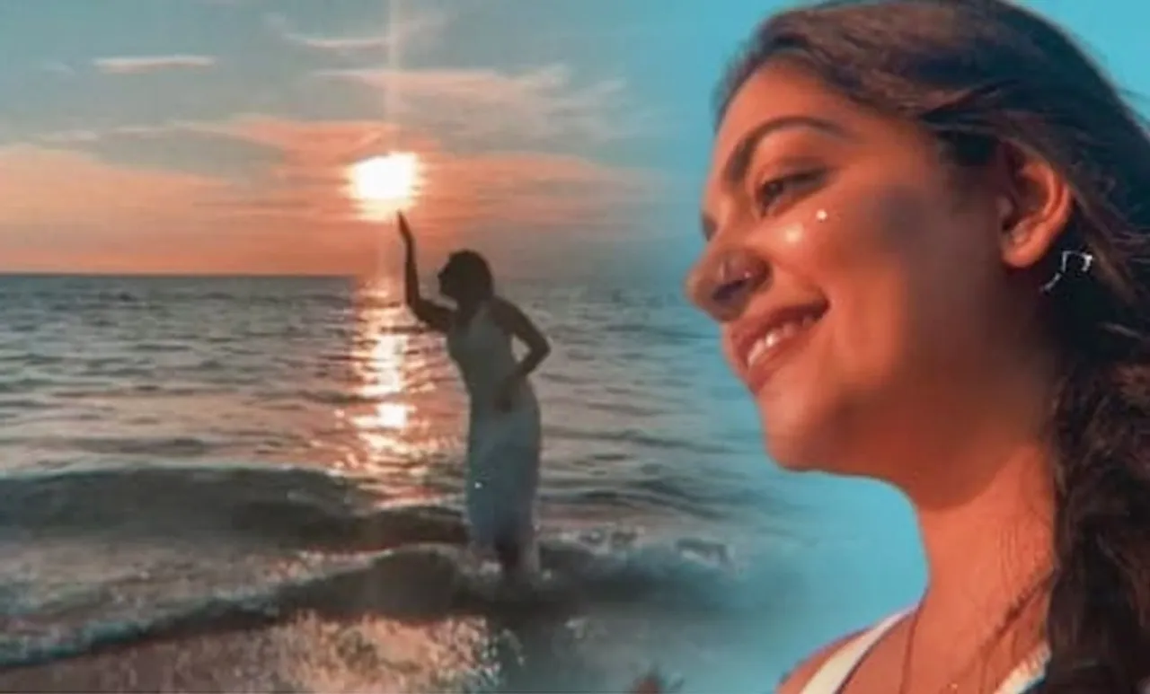 Ahaana Krishna, അഹാന കൃഷ്ണ, Ahaana Krishna beach video, അഹാന കൃഷ്ണ ബീച്ച് വീഡിയോ, Ahaana Krishna photos, Ahaana Krishna videos, Ahaana Krishna Covid positive, കോവിഡ്, Ahaana Krishna Covid negative, കൃഷ്ണകുമാർ, അഹാന കൃഷ്ണ, Indian express malayalam, IE malayalam