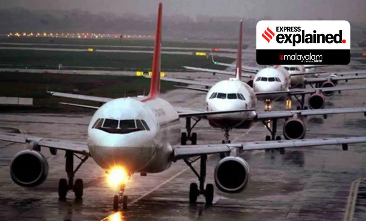 India air travel, India aviation industry, India airlines, India air travel rules, Covid air travel guidelines, Indian Express