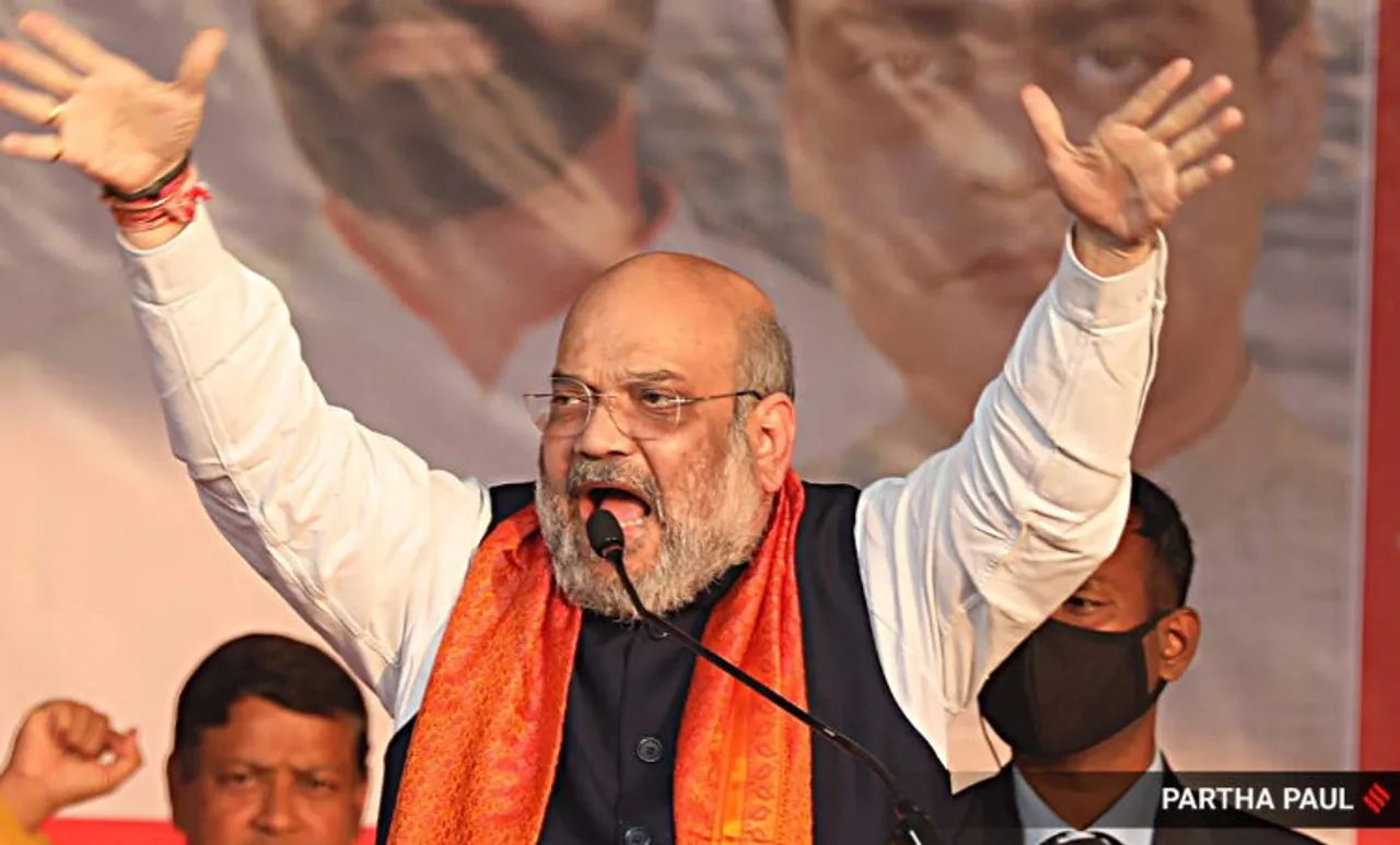 Amit Shah, Amit Shah rally, BJP, Mamata Banerjee, Parivartan Yatra, BJP rally, West Bengal election, BJP rally news, Indian Express news, അമിത് ഷാ, പൗരത്വ നിയമം, സിഎഎ, സിഎഎ നടപ്പാക്കുമെന്ന് അമിത് ഷാ, സിഎഎ അമിത് ഷാ, പൗരത്വ നിയമം, പൗരത്വ നിയമം അമിത് ഷാ, ie malayalam