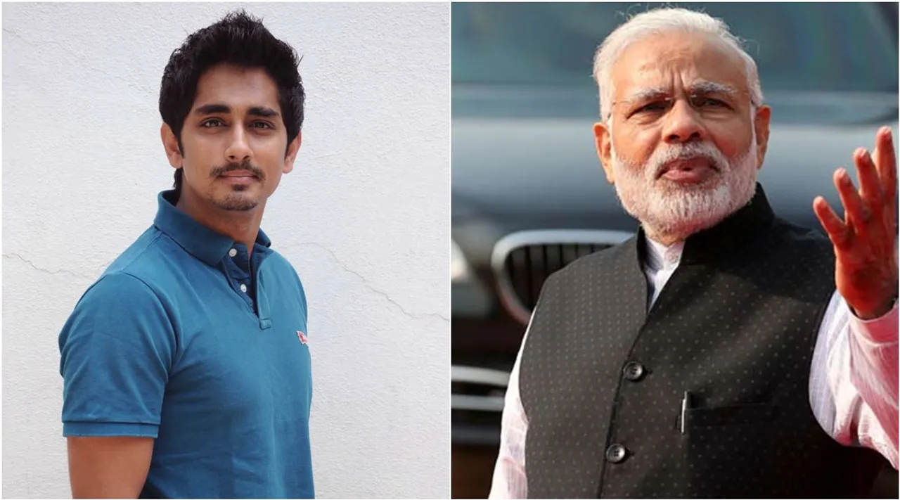 Siddharth, actor siddharth, narendra modi, bjp, bengal, covid vaccine, iemalayalam
