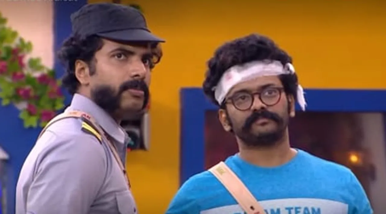Bigg Boss, Bigg Boss bhargavinilayam task, Bigg Boss bhargavinilayam task manikuttan performance, Bigg Boss bhargavinilayam task manikuttan anoop performance, Bigg Boss kidilam firoz, Bigg Boss Malayalam, Bigg Boss promo, Bigg Boss online, Bigg Boss Malayalam Season 3 vote, Bigg Boss Malayalam Season 3 voting results, Bigg Boss Malayalam Season 3 contestants, Bigg Boss Malayalam Season 3 voting trend, Bigg Boss Malayalam Season 3 vote today, Bigg Boss Malayalam Season 3 voting results today, Bigg Boss Malayalam Season 3 live streaming, Bigg Boss Malayalam Season 3 voting, dimple Bigg Boss Malayalam, Bigg Boss Malayalam Season 3 full episodes, Bigg Boss Malayalam Season 3 elimination