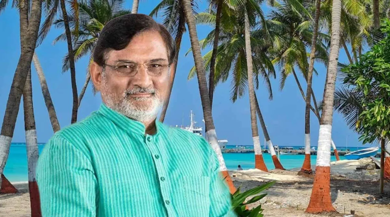 Lakshadweep, Praful Khoda Patel, Lakshadweep administrator, Lakshadweep administrator Praful Khoda Patel, Praful Khoda Patel Dadra and Nagar Haveli and Daman and Diu administrator, Praful Khoda Patel Gujrat home minister, Praful Khoda Patel and Narendra Modi, Praful Khoda Patel BJP leader, Lakshadweep covid, Lakshadweep covid case, Lakshadweep beef ban, Lakshadweep goonda act, Lakshadweep land acquisition, Lakshadweep jobs cut, Lakshadweep tourism, Lakshadweep administration, Lakshadweep development authority regulation, Lakshadweep panchayath regulation amendment, kannan gopinathan, ie malayalam