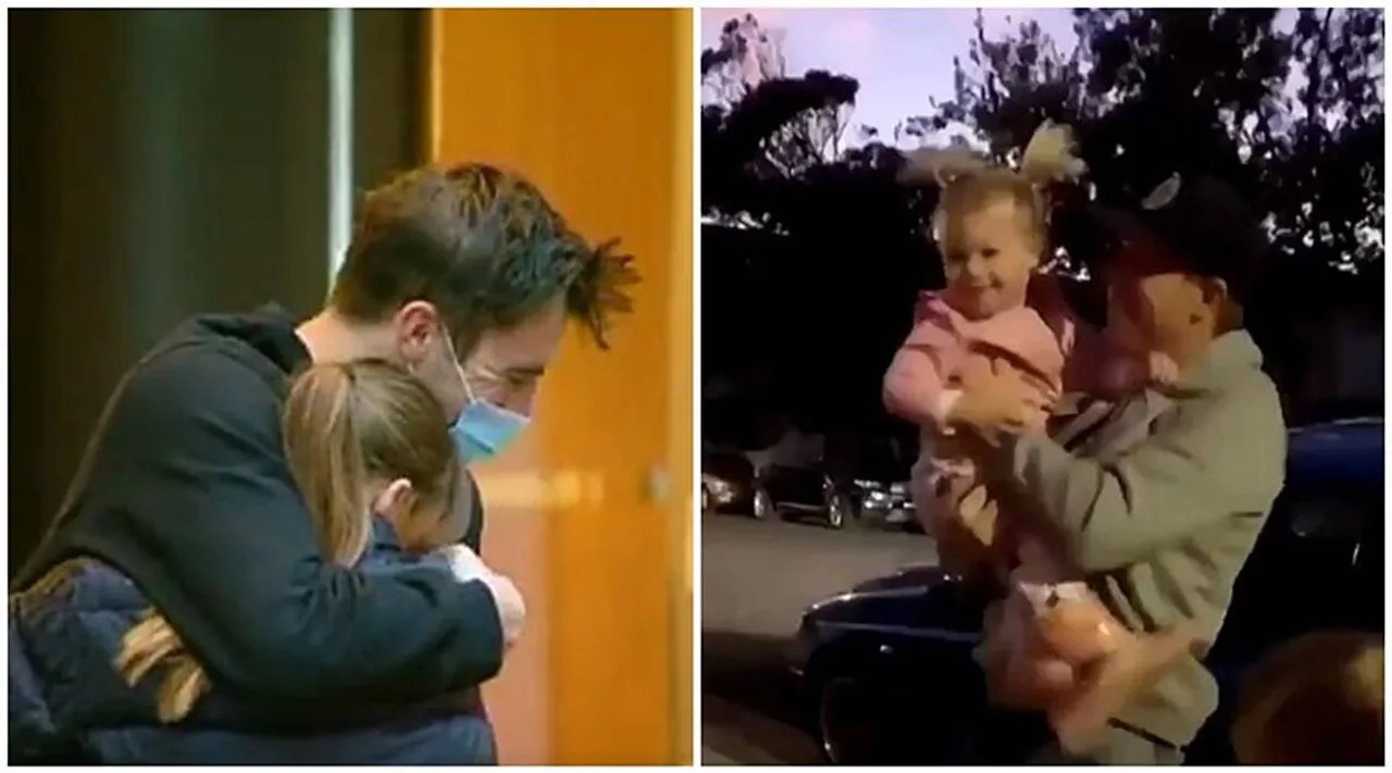 Australia, cricket australia,Pat Cummins, David Warner, IPL 2021, Pat Cummins Video meets pregnant partner, david warner daughters, Australia national cricket team, Covid-19, Australia players quarantine, ie malayalam