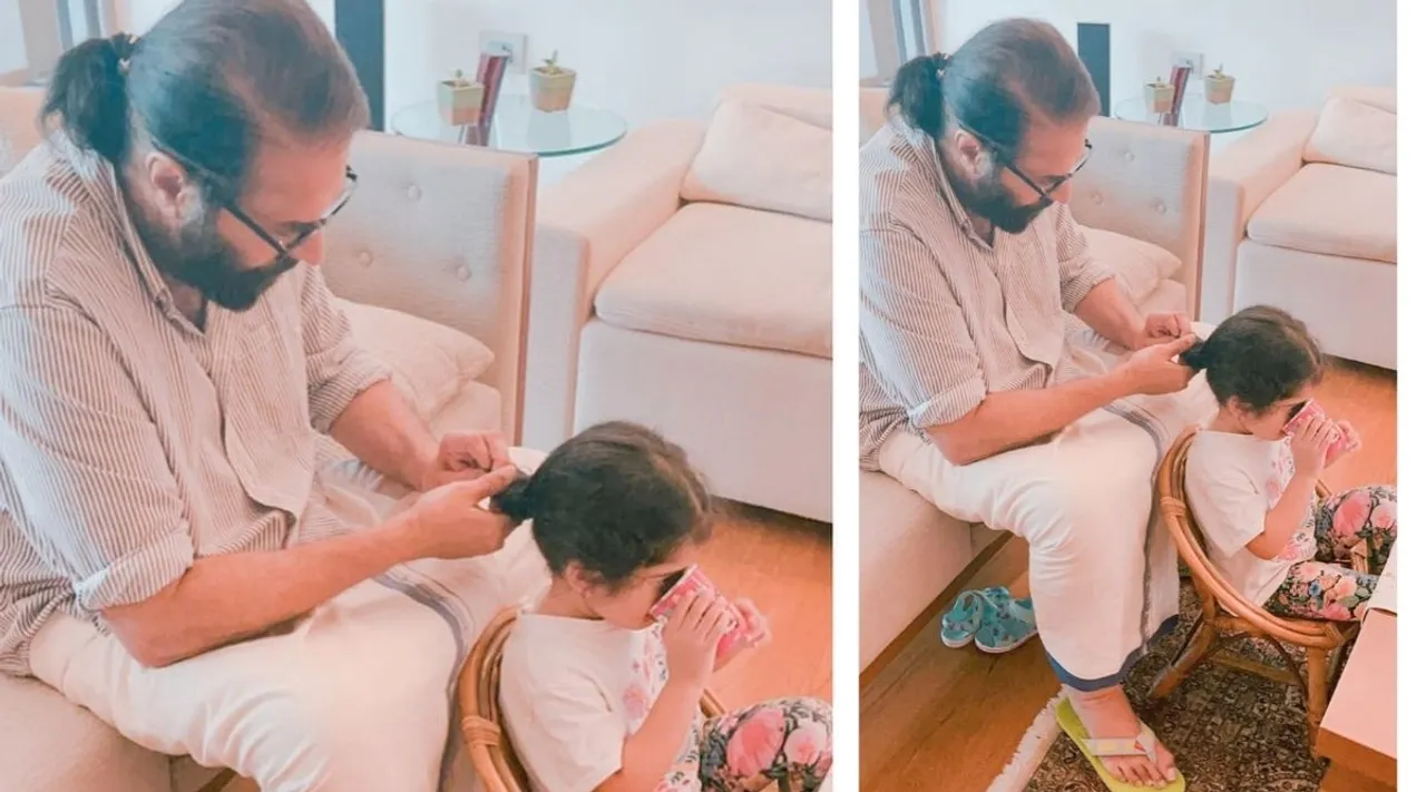 Dulquer Salmaan, Mammootty, fathers day wishes, Dulquer Salmaan fathers day wishes, Dulquer Salmaan family, Dulquer Salmaan family latest photos, Dulquer wife, Dulquer Salmaan daughter, ദുൽഖർ സൽമാൻ, indian express malayalam, IE malayalam