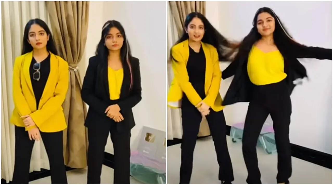 Ishani Krishna, Hansika Krishna, BTS dance, BTS Butter, bts, dynamite, bts dynamite, bts dynamite b side, dynamite b side, ഡൈനാമൈറ്റ്, ബിടിഎസ്, b side dynamite, bts song, bts new song