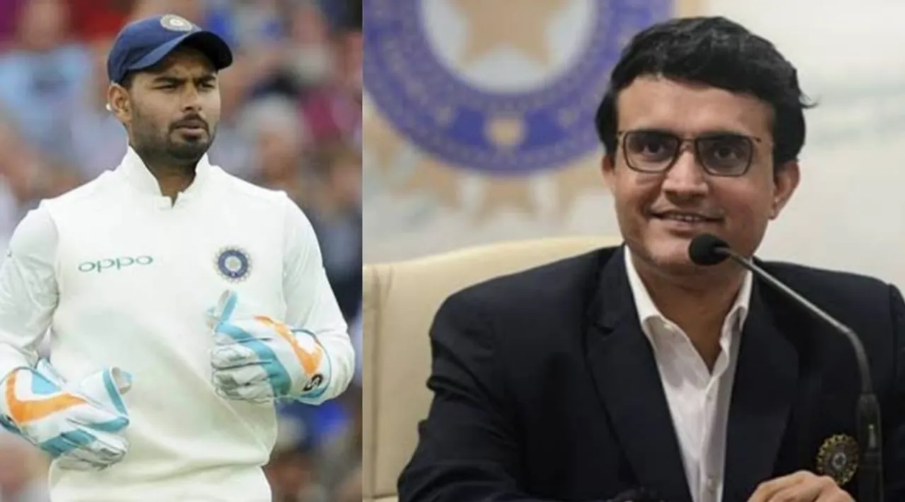 'എപ്പോഴും മാസ്ക് ധരിക്കുക അസാധ്യം'; പന്തിനെ ന്യായീകരിച്ച് ഗാംഗുലി