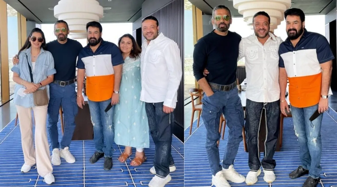Mohanlal, മോഹന്‍ലാല്‍, Sunil Shetty, Mohanlal in Dubai, Mohanlal Golden visa, Mammootty, മമ്മൂട്ടി, Mohanlal Latest, Mammootty Latest, Mammootty photos, Mohanlal Photos, Mohanlal and Mammootty, Entertainment, IE Malayalam, ഐഇ മലയാളം