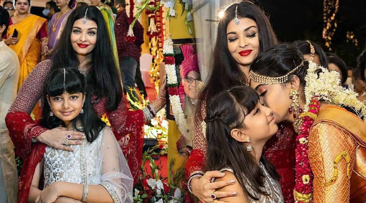 ആരും കരയണ്ട, ഞാനുണ്ടല്ലോ; ഐശ്വര്യയുടെ ബന്ധുവിന്റെ വിവാഹത്തില്‍ താരമായി ആരാധ്യ, വീഡിയോ