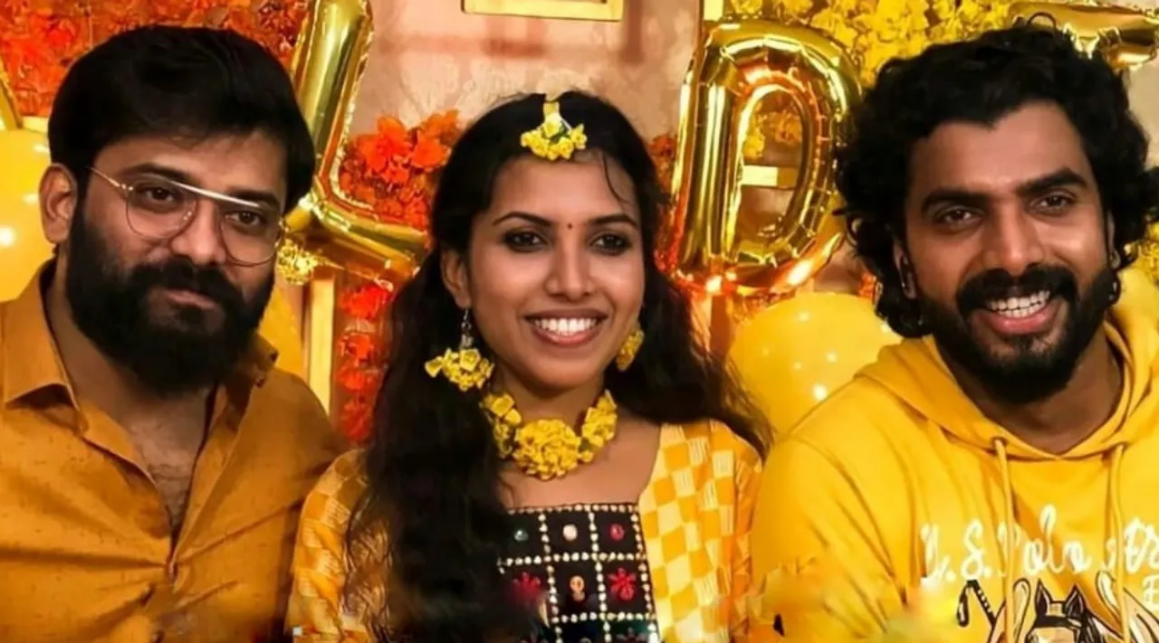 അനൂപിന്റെ 'കുഞ്ഞി'യുടെ വിവാഹാഘോഷത്തിൽ മണിക്കുട്ടൻ; വീഡിയോ