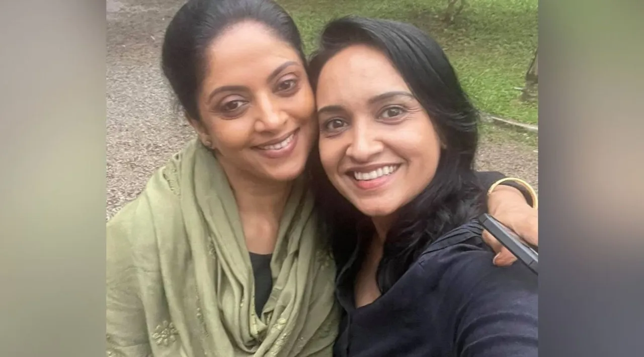 'നോക്കെത്താ ദൂരത്ത് കണ്ണും നട്ടി'ലെ ആ രംഗം ഒരിക്കലും മറക്കാനാവില്ല; നാദിയ മൊയ്തുവിനെ ചേർത്തു പിടിച്ച്  ലെന പറയുന്നു