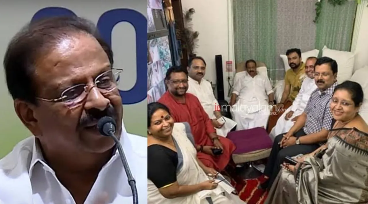 K Sudhakaran, Monson Mavunkal