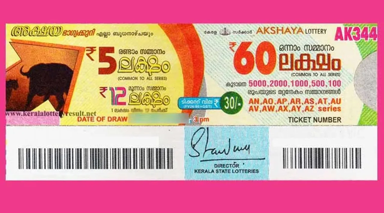 Akshaya lottery, kerala lottery, ie malayalam
