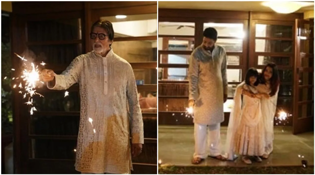 amitabh bachchan, amitabh bachchan diwali, അമിതാഭ് ബച്ചൻ, aishwayra rai, abhishek bachchan, aaradhya bachchan, jaya bachchan, pratiksha bungalow, amitabh bachchan jalsa, big b, bollywood news