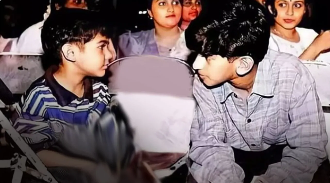 Pranav Mohanlal, Dulquer Salman, Pranav Mohanlal childhood photo, Dulquer childhood photo