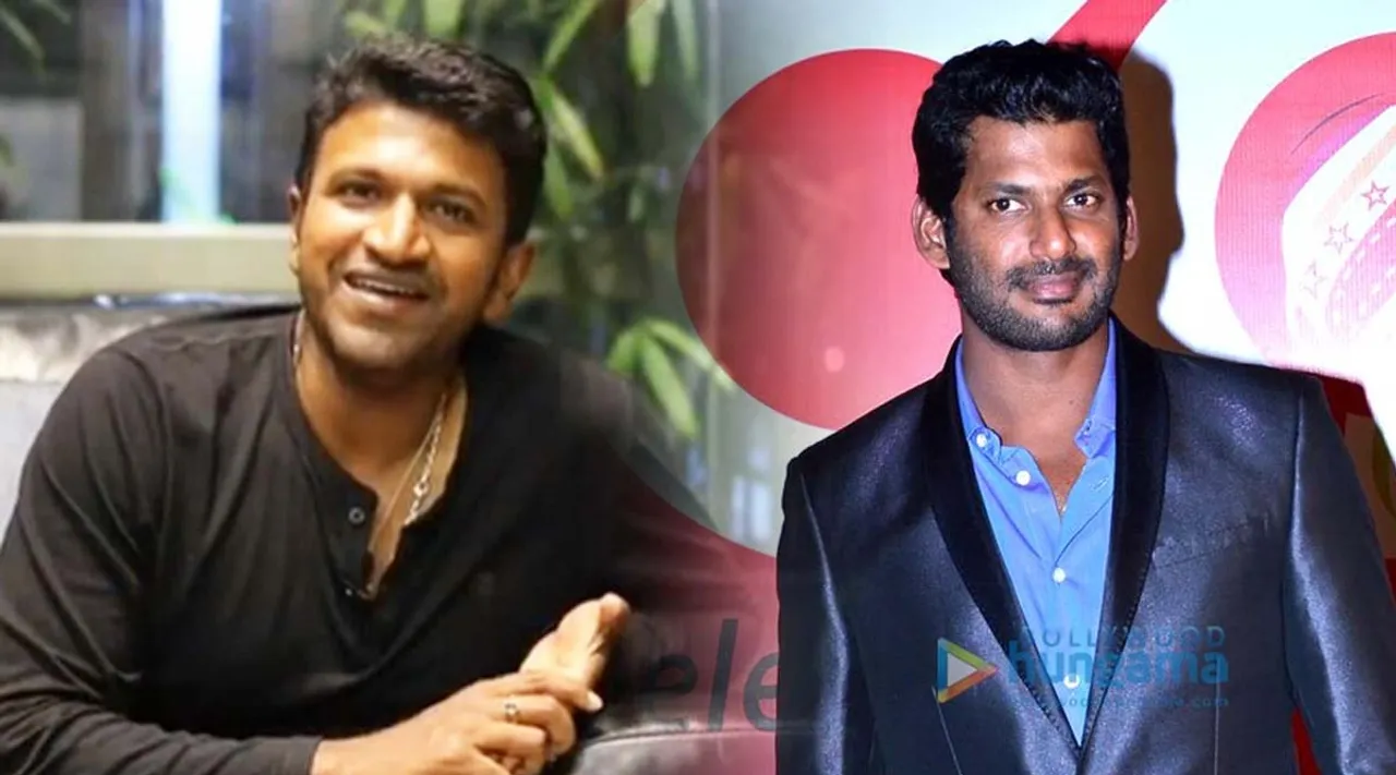 Puneeth Rajkumar, Vishal, പുനീത് രാജ്കുമാർ, വിശാൽ, പുനീത്, വിശാൽ ആര്യ എനിമി