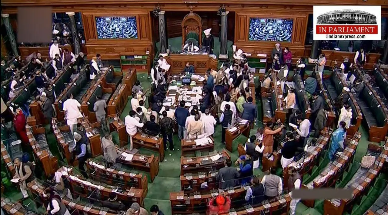 Election Laws (Amendment Bill), voter id aadhar card link, linking voter id card aadhar card, Parliament winter session, Parliament news, Parliament update, Winter Session, Lok Sabha, Rajya Sabha, Adhir Ranjan Chowdhary, BJP, Congress, Latest news, Malayalam news, News in Malayalam, Indian Express Malayalam, IE Malayalam