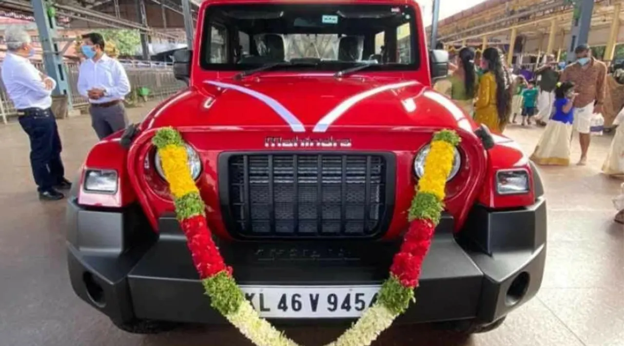 Mahindra Thar, Thar, ഥാർ, മഹീന്ദ്ര ഥാർ, Guruvayur, ഗുരുവായൂർ, Amal Muhammed, അമൽ മുഹമ്മദ്, Malayalam News, Kerala News, IE Malayalam