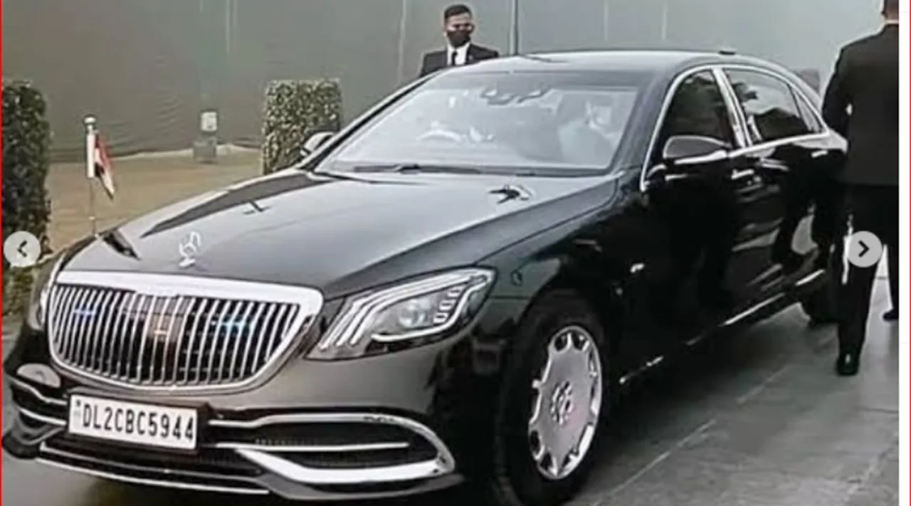 Narendra Modi, PM Modi, PM Modi's new car, Mercedes Maybach S 650 Guard, Modi's new car Mercedes Maybach S 650 Guard, Mercedes Maybach S 650 Guard features, Prime Minister Narendra Modi car, PM car, PM security detail, Mercedes Maybach, latest news, malayalam news, news in malayalam, indian express malayalam, ie malayalam
