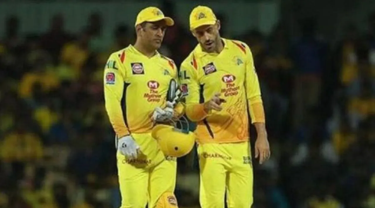 MS Dhoni, Faf Du Plesis