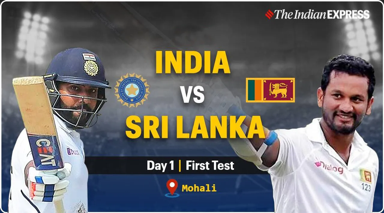 IND vs SL 1st Test Day 1 Live