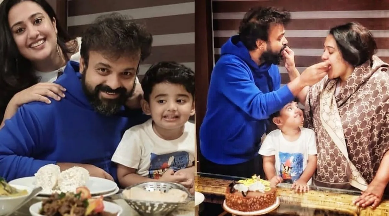 Kunchako Boban, Priya, Izahak, Kunchako Boban family