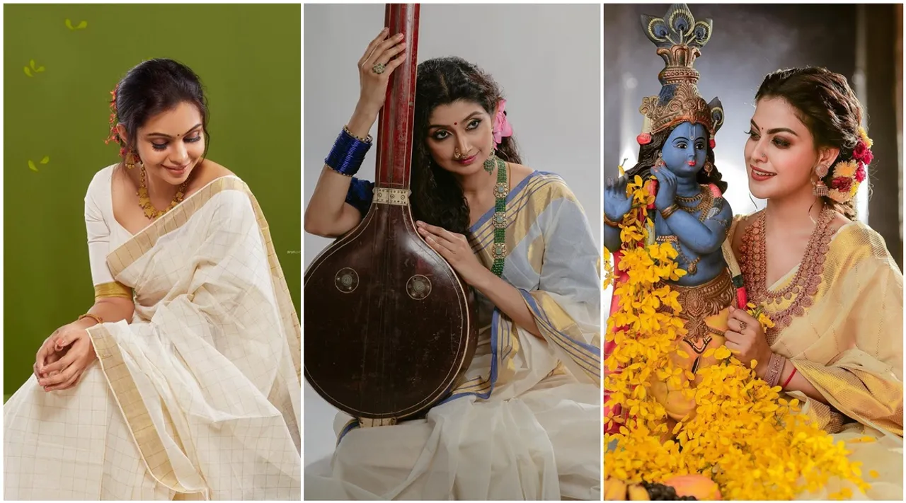 Vishu celebrity photos, Anusree, Divya Unni