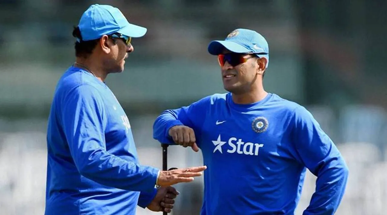 MS Dhoni, Ravi Shastri