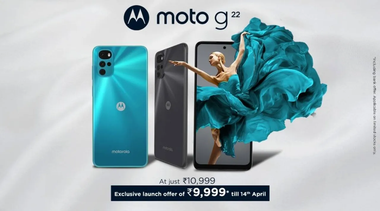 Motorola Moto G22: മോട്ടൊറോള മോട്ടൊ ജി 22 വിപണിയില്‍; കുറഞ്ഞ വിലയും കൂടുതല്‍ സവിശേഷതകളും