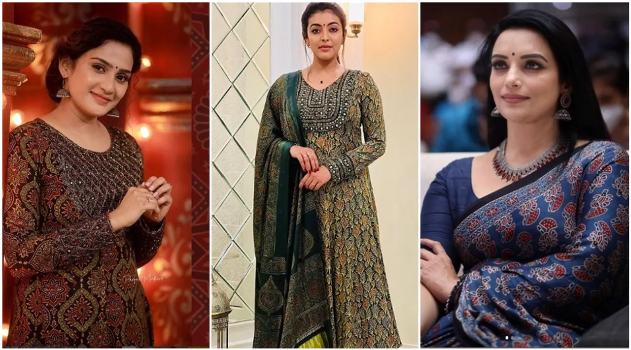 Ajrakh, Ajrakh dress rate, Ajrakh print history, Ajrakh uniqueness, Ajrakh saree trends