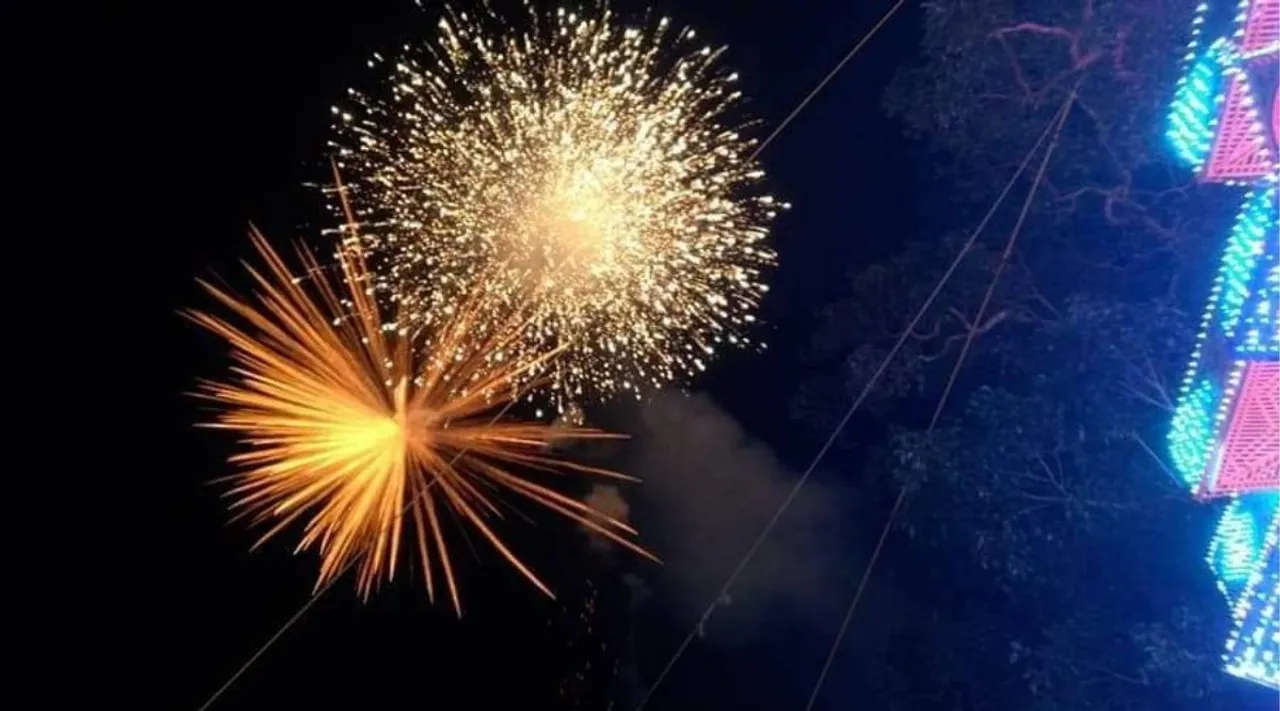Thrissur Pooram, fireworks